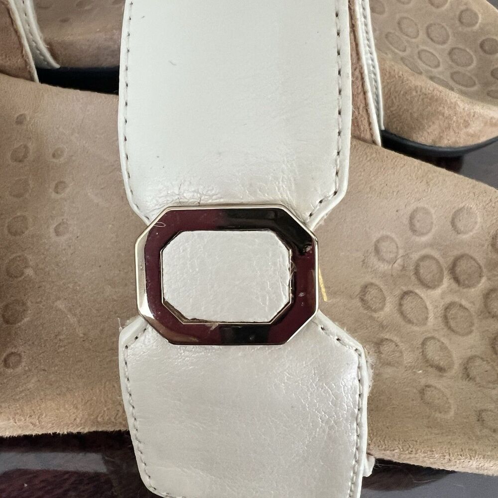 Vionic‎ Sandals Orthaheel Camila Slip-On Open Toe Slides White Women's 8 - Picture 5 of 8